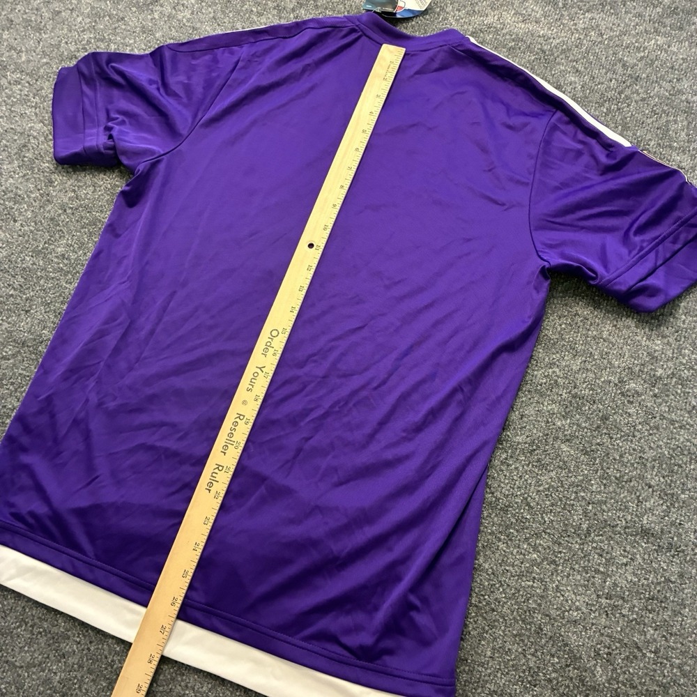 Orlando City Adidas Climacool Soccer Futbol Jersey Mens Medium Embroidered - Picture 8 of 9